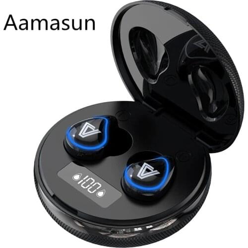 A29 Wireless Bluetooth earphone with Microphone Sports running Waterproof Headsets Touch Control Earbuds with display