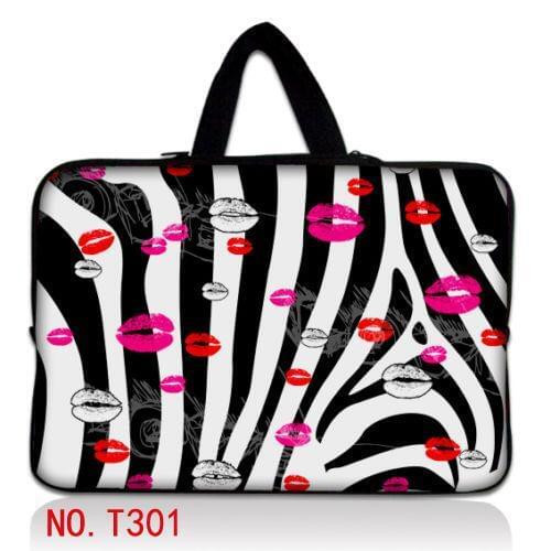 Zebra Lips Laptop Sleeve Case for Notebook 11.6 12 13.3 15.6 17 inch Sleeve Case for Macbook Air Retina Pro 13 15 touch bar