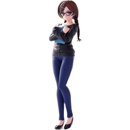 Tronzo 18cm Original Banpresto Rent Girlfriends Ichinose Chizu Casual Clothes PVC Action Figure Doll Toys