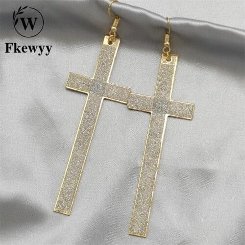 Fkewyy Women's Gold Earrings