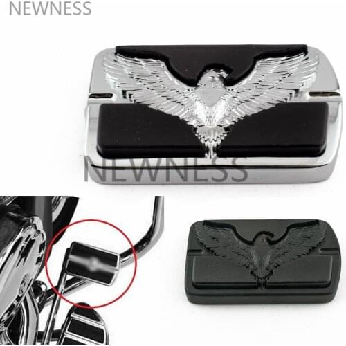 Motorcycle Eagle Brake Pedal Pad Cover Footrest Footpeg Shifter Peg For Harley Touring Electra Glide Softail Dyna FLHR TourGlid