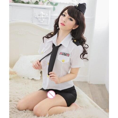 2016 New hot lingeries police women costumes sexy underwear women sexy lingerie ladies in police uniforms erotic costums clothes