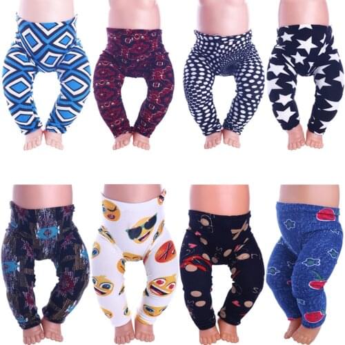 Doll Clothes Leggings Long Stock Fit 18 Inch American Of Girl`s&43Cm Baby New Reborn Doll Zaps Generation Christmas Girl`s Toy