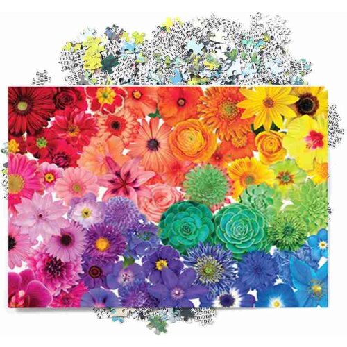 Adult Children Puzzle 1000 Piece Household Plants Flower Puzzle Large Landscape Puzzles For Adults Educational Toy