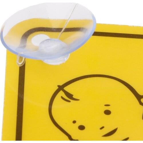 BABY ON BOARD PVC Suck Warning Mark Sign Sticker Car Window Safety Notice Board