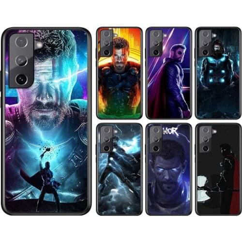 Marvel Avengers Super Hero Thor For Samsung Galaxy S21 S20FE S10 S10e S9 S8 S7 S6 Ultra Plus Lite Edge 5G Phone Case