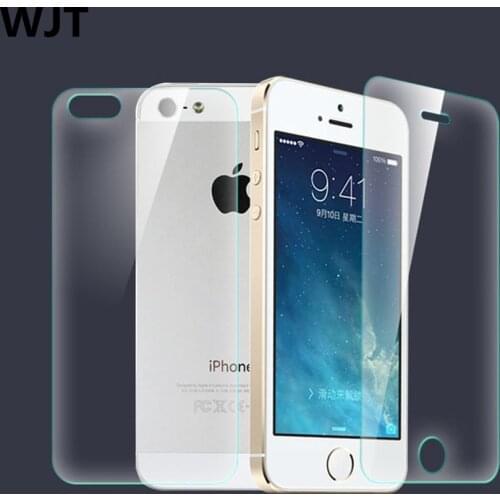 Front+Back 2X Tempered Glass For iPhone 8 7 6 s 5 5s 4s 4 Screen Protector For iPhone X 6s 7 8 Plus Protective Film GLAS SKLO