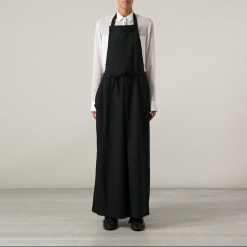 27-46 New 2020 Casual Men And Women Rompers Hairstylist Personality Skirts Pants Neutral Culottes Plus Size Overalls Costumes