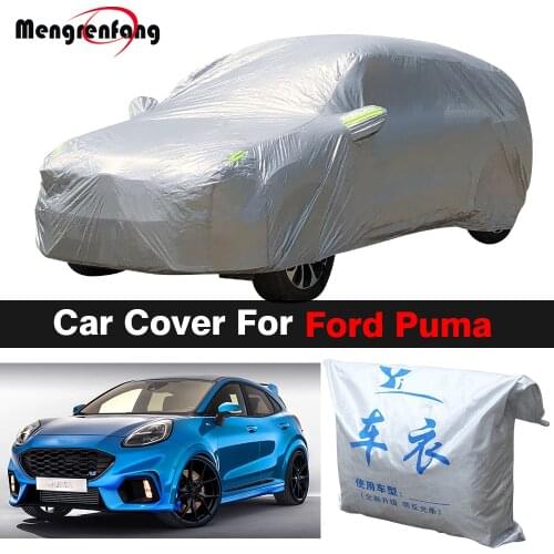 Full Car Cover For Ford Puma Outdoor Indoor Sun Anti-UV Rain Snow Dust Fog Protection Cover