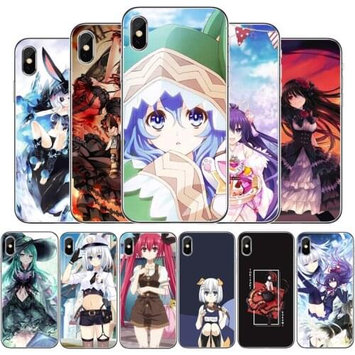 Date A Live Cover Soft Silicone Phone Case For iPhone 5 5S 6 6plus 7 8 plus X XR XS Max 11 PRO Max SE 2020