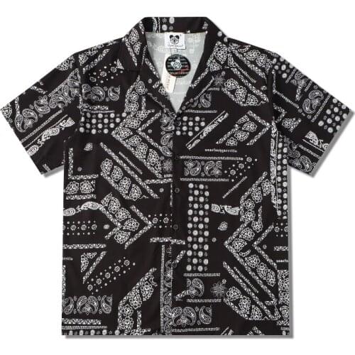 National Style Graphic Print Hawaiian Shirt Men Summer Short Sleeve Stylish Casual Punk Clothes For Teens Chemise Homme De Luxe