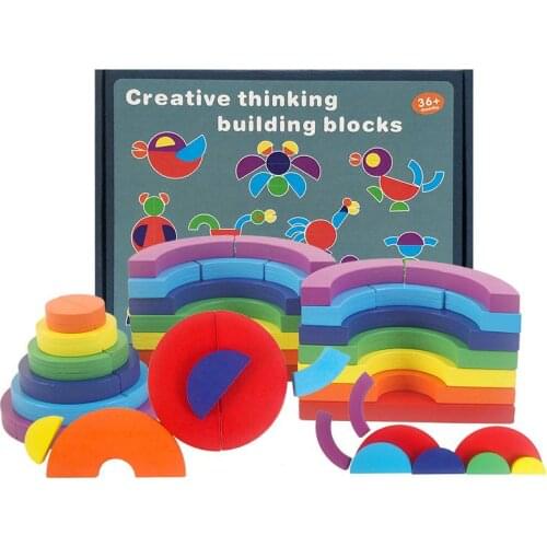 Interesting Puzzle 3d Three-dimensional Panel For Childrens Early Education Creative Thinking Building Blocks For Wooden Toys