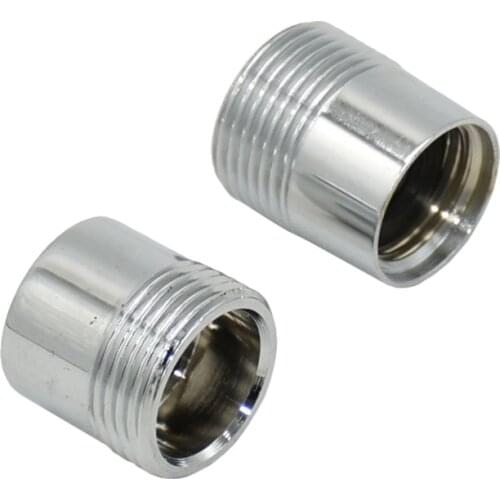 Brass shower nozzle connector silver Female 1/2" to 3/4" male Threaded connector Reducer hose repair water tap fittings 1pcs