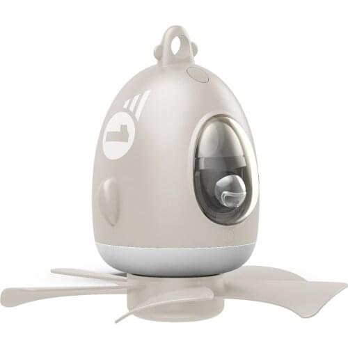 Fan small plane ceiling fan night light fan household dormitory ceiling fan APP control rechargeable students