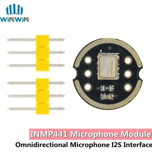 MH-ET LIVE Omnidirectional Microphone Module I2S Interface INMP441 MEMS High Precision Low Power Ultra small volume for ESP32