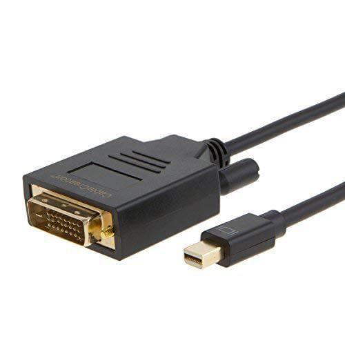 Mini DP to DVI, (Active) Mini DisplayPort to DVI cable (Thunderbolt Port Compatible) 6ft White (Eyefinity Compatible)