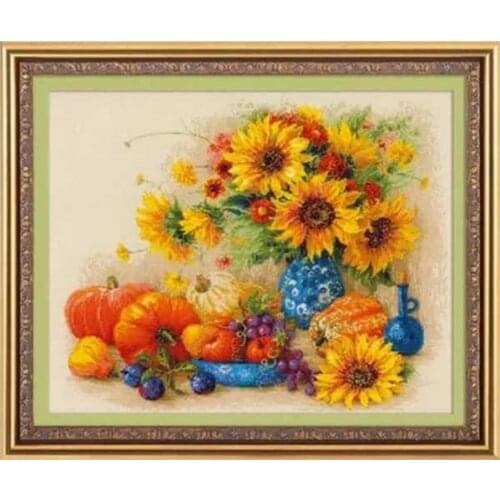 Riolis 100-057 Sunny 58-49 Counted Cross Stitch 11CT 14CT 18CT Cross Stitch Kits Embroidery Needlework Sets