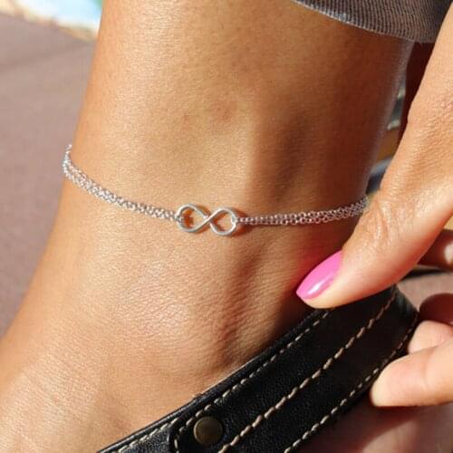 New ankle bracelet foot pulseras tobilleras leg chain simple anklets for cavigliera women girl gift barefoot sandals jewelry