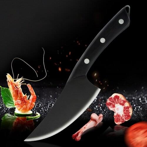 Boning Knife Meat Cleaver Handmade Forged Chef Knife Stainless Steel Outdoor Hunting Fish Knife Butcher Kitchen Knife with Cover