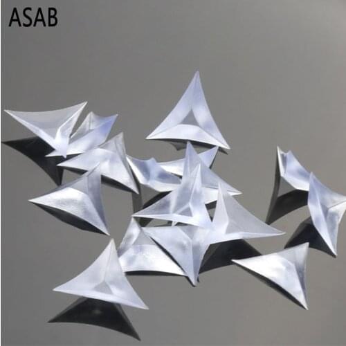 PP Transparent Triangles Crystal Dust Drawer Corner Dustproof Wardrobe Cabinet Furniture Cabinet Dead Angle Anti-dirty Rubber