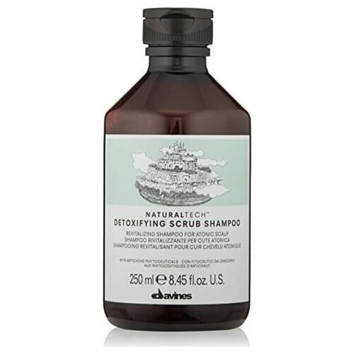 DAVINES natural tech detoxifying shampoo-250 ml cleansing skin shower