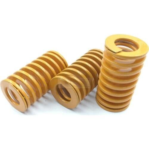 Stamping Die Alloy Steel Rectangular Mould Spring External Diameter 10mm Compression Spring 10pcs
