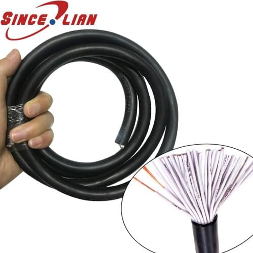 Signal line RVV sheathed wire Pure copper 30 core 0.5mm2 0.75mm2 1.0mm2 1.5mm2 square power line monitoring wire 300/500V