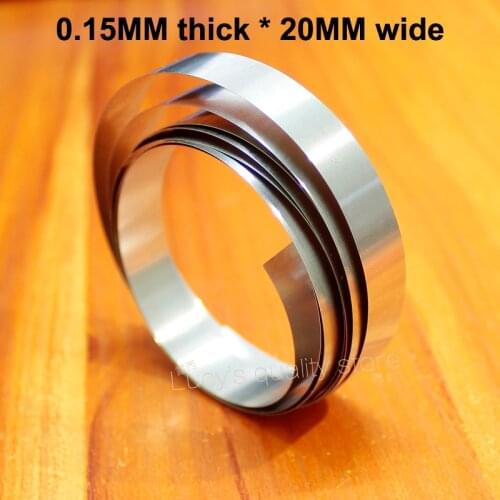 10m/lot Battery spot welding connection nickel sheet 18650 battery welded nickel plated steel strip 0.15MM thick * 20MM wide