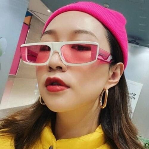 Sunglasses Women Retro Brand Design Small Rectangle Sunglasses Women Vintage Designer Leopard Ladies Sun Glasses Shades UV400