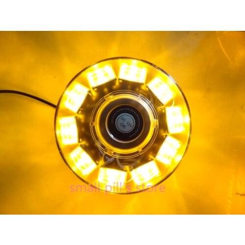 10 LED Car Emergency Beacon Light Bar Strobe Warning Lamp High Power Amber 6 colors 12V