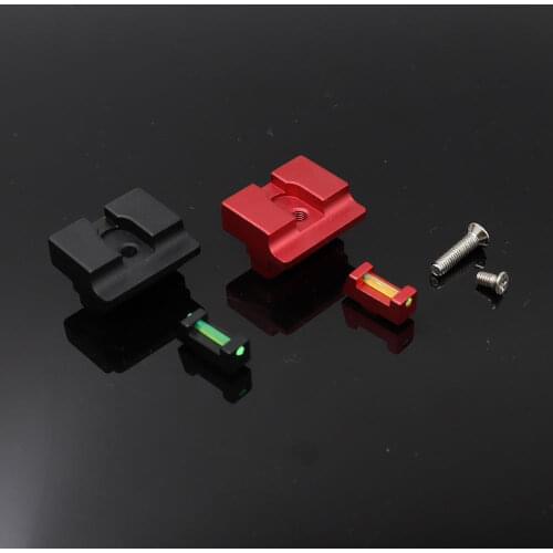 TTI Tactical Fiber Optic Front and Rear red/green dot sights hunting night vision riflescope for Glock Kublai P1 Accessories