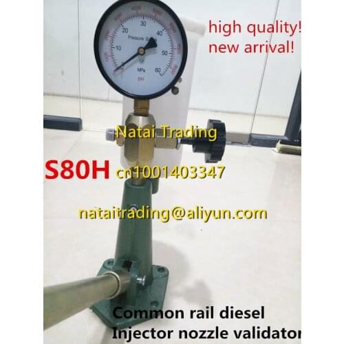 S80h diesel injector nozzle tester made of aluminium with big oil tank