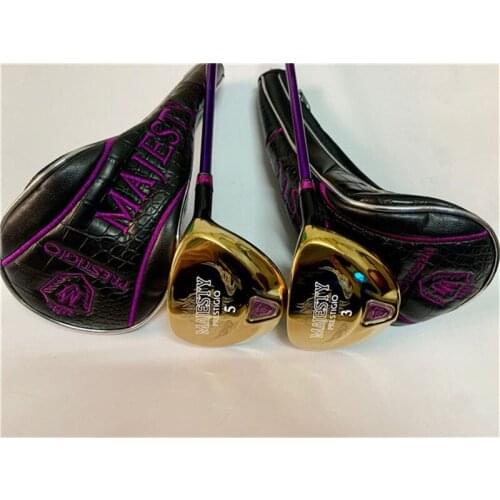 VICKY G WOMEN GOLF CLUBS MARUMAN MAJESTY PRESTIGIO9 FAIRWAY WOODS GOLF FAIRWAY WOODS #3/#5 GRAPHITE SHAFT WITH HEAD COVER