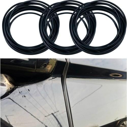 5M U Type Universal Car Door Protection Edge Guards Trim Styling For Peugeot 206 207 208 301 307 308 408 407 508 2008 3008 4008