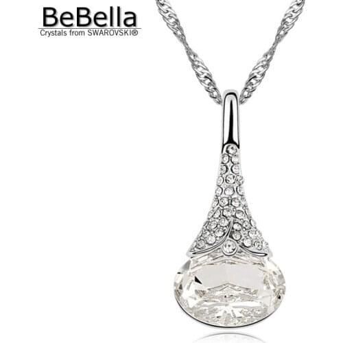 BeBella crystal pendant necklace for women Made with Austrian crystals from Swarovski for women gift
