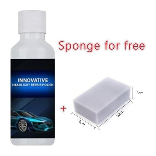 Car Headlight Repair Fluid Headlight Renewal Polish Headlight Repair Kit Refurbishment Liquid Car Headlight Restoration Kit 20ml