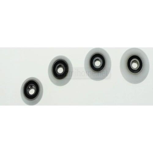 10pcs/lot Diameter 19mm/20mm/22mm/23mm/25mm/27mm Fasteners Bathroom Bearing Door Runner Sliding Shower Door Roller Pulley