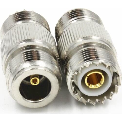 50PCS N Female Jack to UHF SO239 SO-239 Female Jack RF Coaxial Adapter Connector