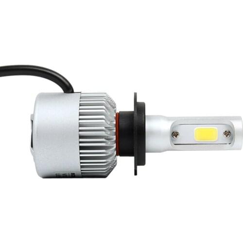 G5AD 9~30V H7 COB LED Headlight Conversion 80W 8000LM 6500K Car Waterproof White Light Bulbs Aviation Aluminum Fog Light