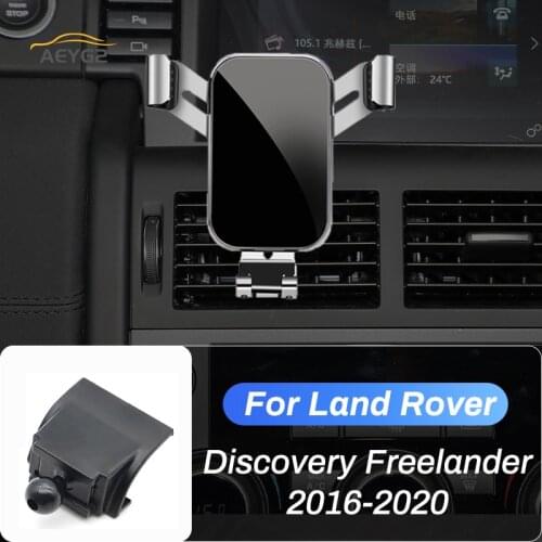 Car Mobile Phone Holder For Land Rover Discovery Freelander 2016-2020 Gravity Stand Air Vent Mount Special Navigation Bracket