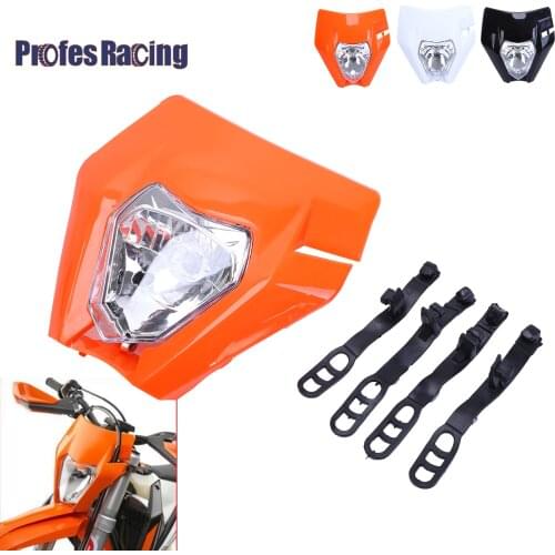 Motorcycle Headlight Supermoto Headlamp For EXC EXCF SXF SX XC XCW XCF XCFW 125 150 250 350 450 530 Enduro Motocross