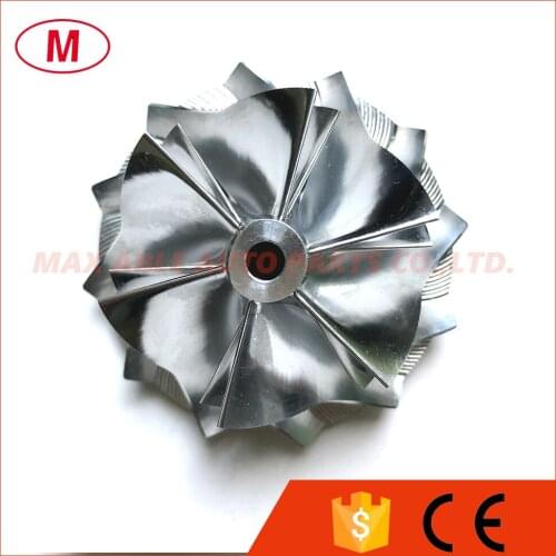 GT15-25 784369-0001 46.50/60.01mm 6+6 blades Performance Turbo Billet compressor wheel for 827056-0001/827054-0001 Turbocharger