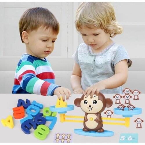 Girls & Boys Toys Fun Educational Childrens Gift Toy Stem Learning Monkey Balance Math Game Toys