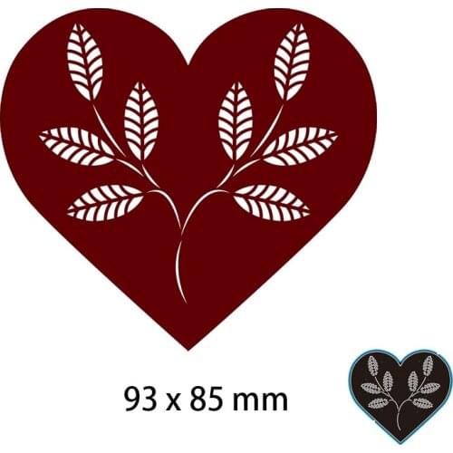 Metal Dies Heart Little Tree New Stencils DIY Scrap booking Paper Cards Craft Making Craft Decoration 93*85mm