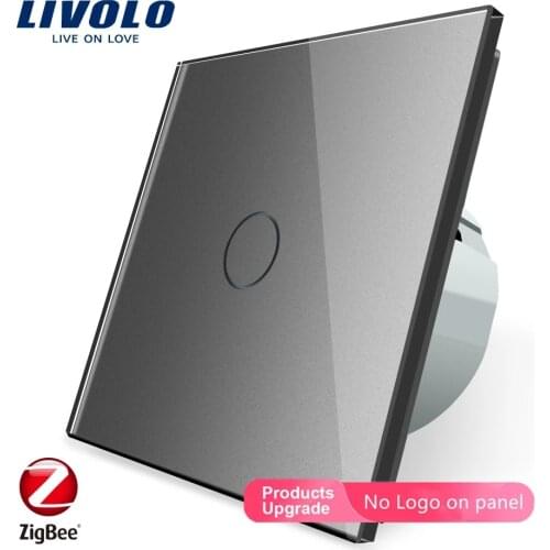Livolo EU Standard Zigbee Smart Home Wall Touch Switch, Touch/WiFi/APP Control, Works with Alexa,Only work with Livolo gateway