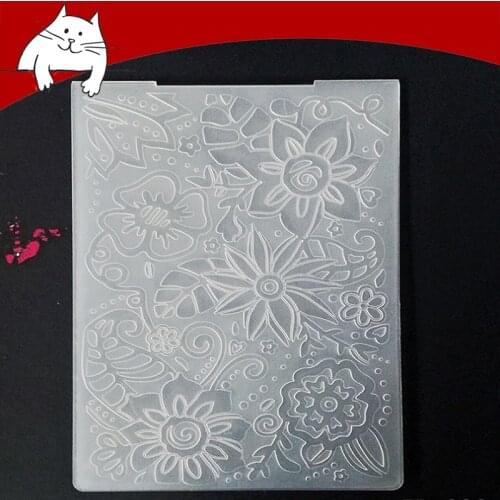 NEW 2020 Pretty Flowers Plastic Embossing Folder For Card Making Scrapbooking Paper DIY Craft Decoration Supplies
