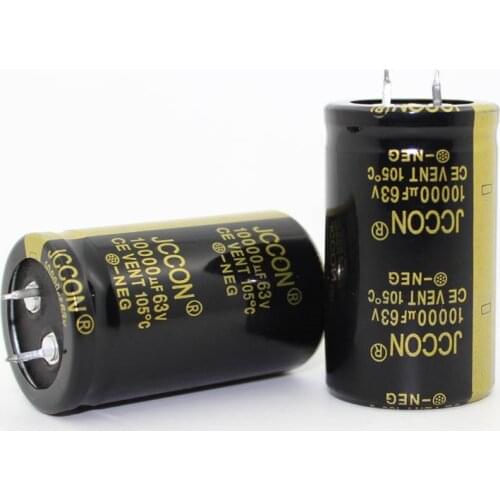 2021 New 63V 10000uf 30x50mm Aluminum Electrolytic Capacitor High Frequency Low Impedance Amplifier Power Through Hole capacitor