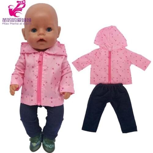 Doll clothes 43cm Baby Doll Summer Clothes Sun Protection Coat for 18 Inch American Generation Girl Doll casual Outfits