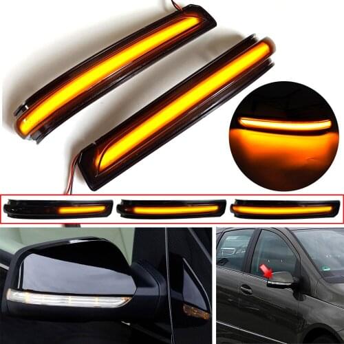 2X Dynamic Blinker LED Turn Signal Light For Mercedes Benz A Class W169 B Class W245 A1698201121 Rear view Mirror Indicator Lamp