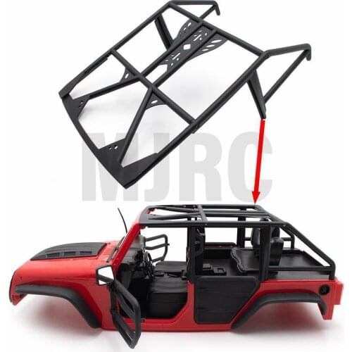 Applicable to 1/10 simulation climbing car JEEP 313mm wheel hard shell Wrangler roll cage Car shell protection frame SCX10 II
